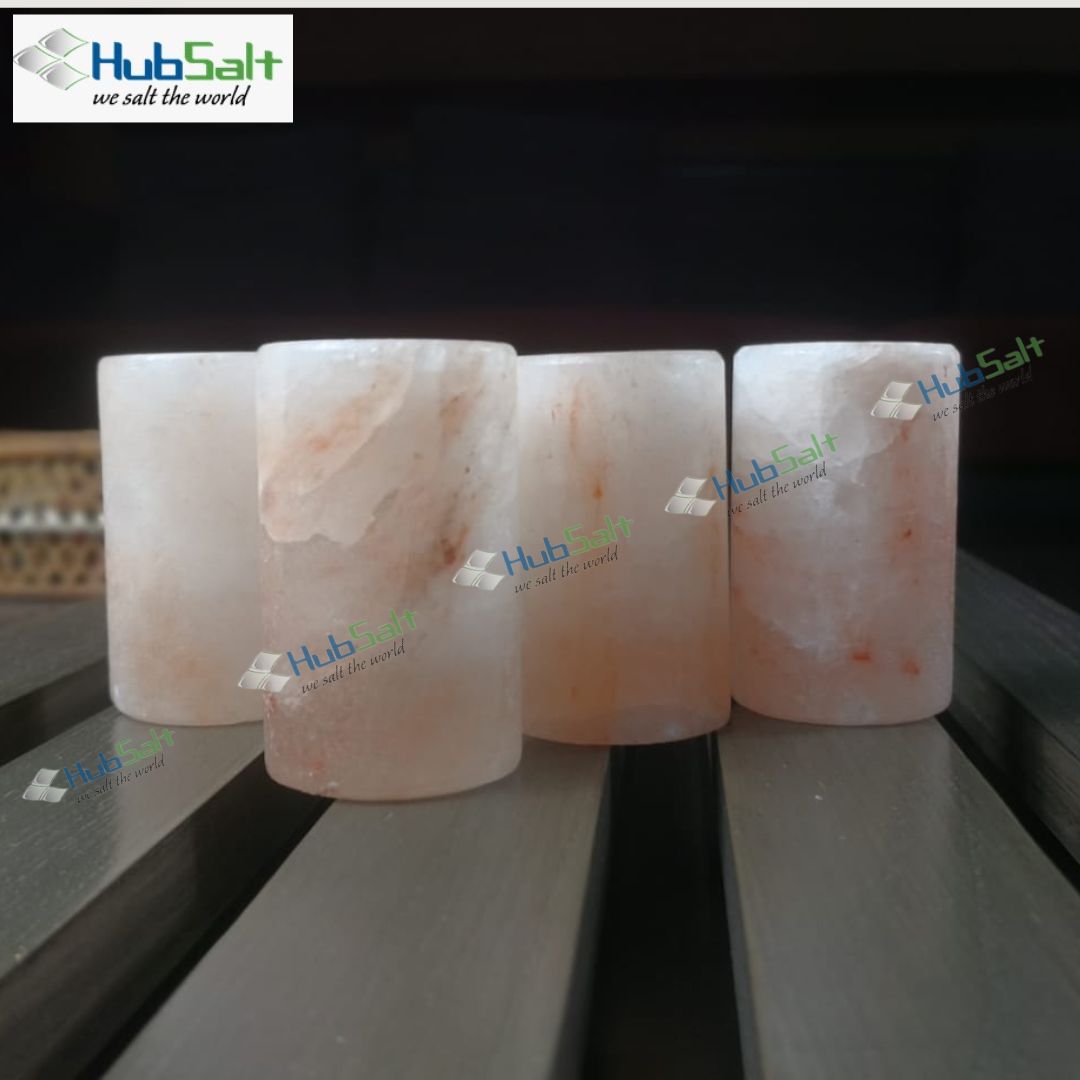 Himalayan Pink Salt Shot Glasses Hubsalt