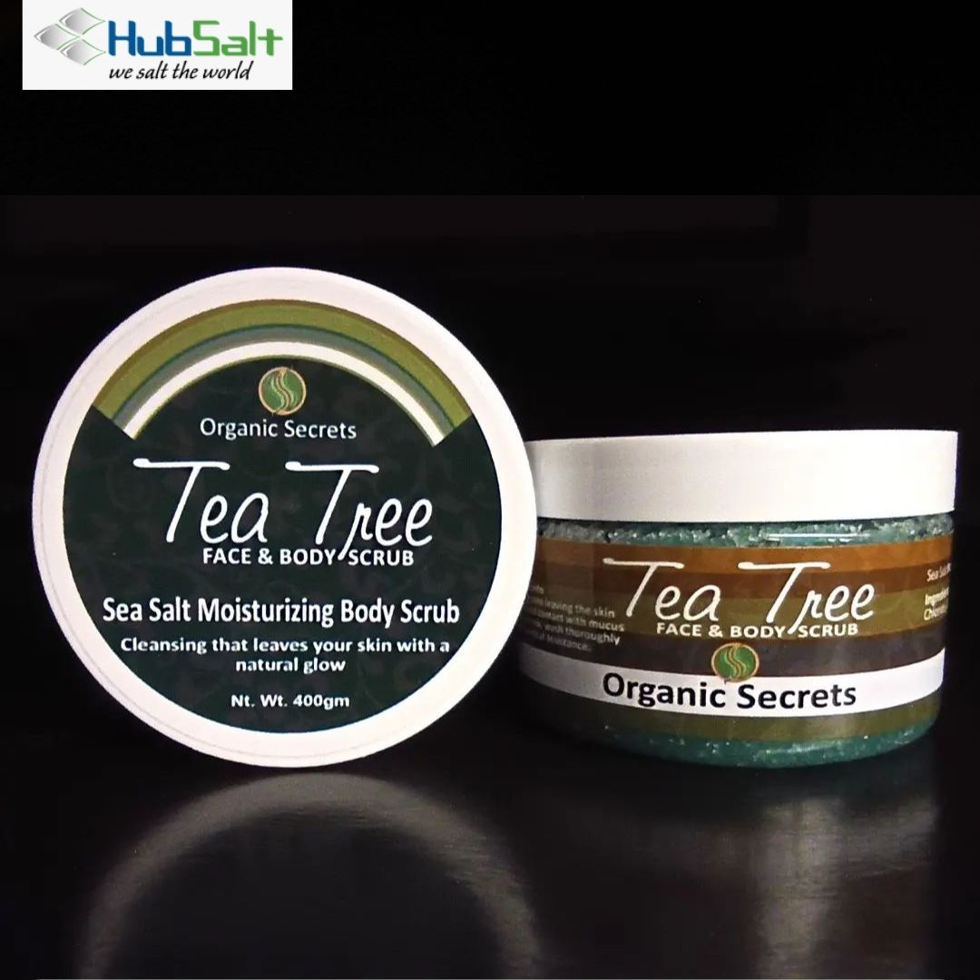 Tea Tree Face and Body Scrub Hubsalt