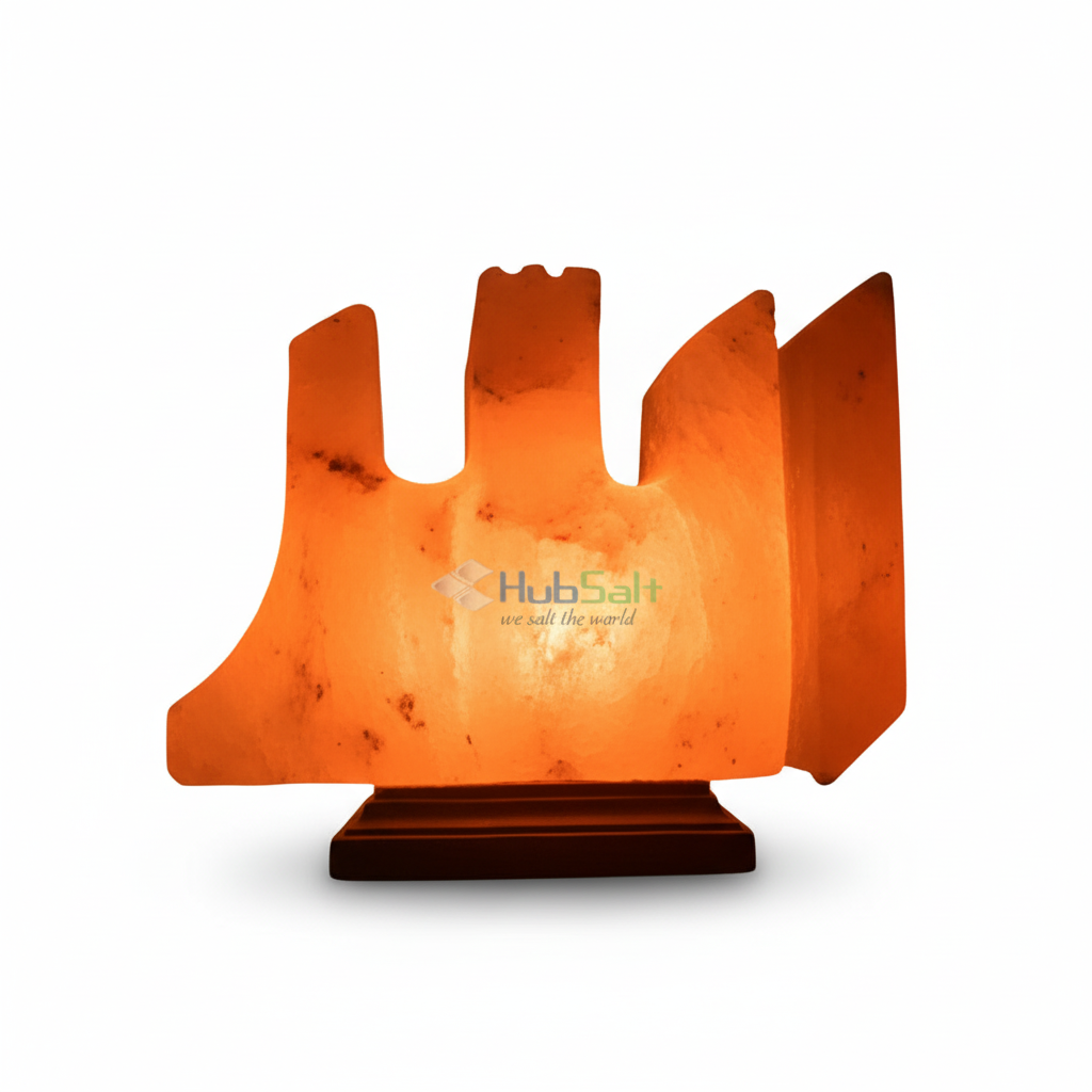 Pink Salt Allah Name Lamp
