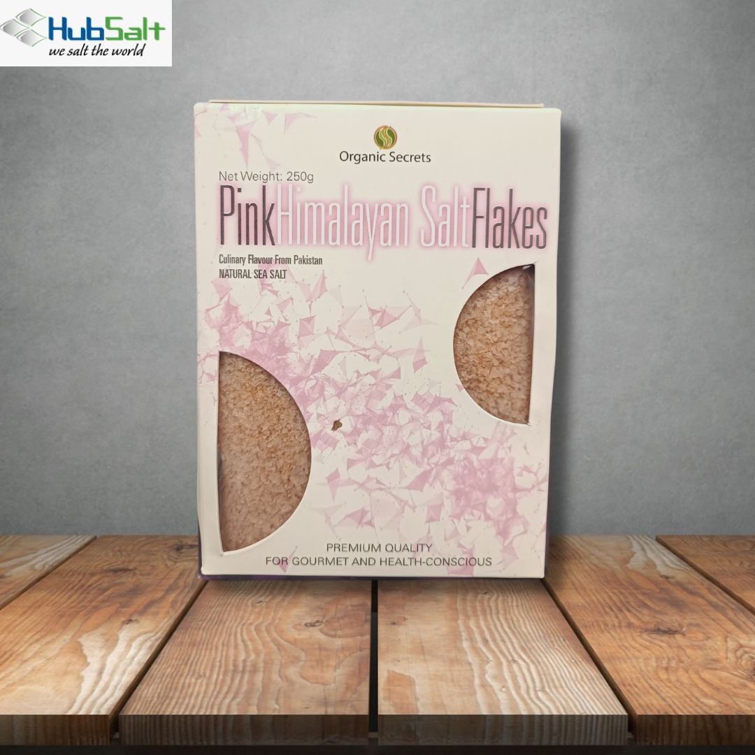 pink himalayan salt flakes