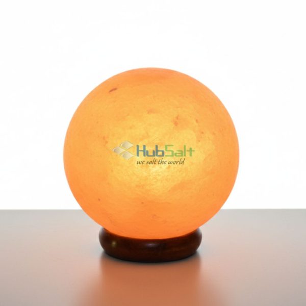 Pink Salt Sphere/Ball Lamp