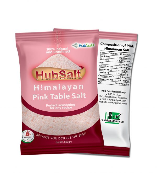 HubSalt Himalayan Pink Salt Fine-800g