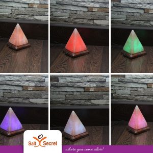 Pink Salt Pyramid USB Lamp