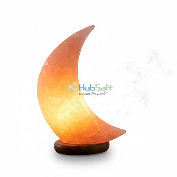 Himalayan Salt Crescent Lamp
