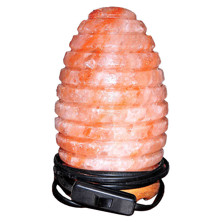 Himalayan-Pink-Salt-Bee -Hive-Lamp