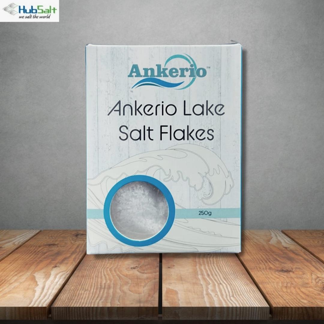 Ankerio lake salt flakes
