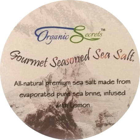 Gourmet Seasoned Sea Salt Lemon