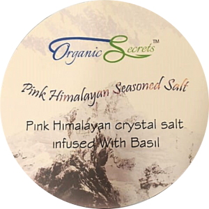 Pink Himalayan Seasoned Salt Basil