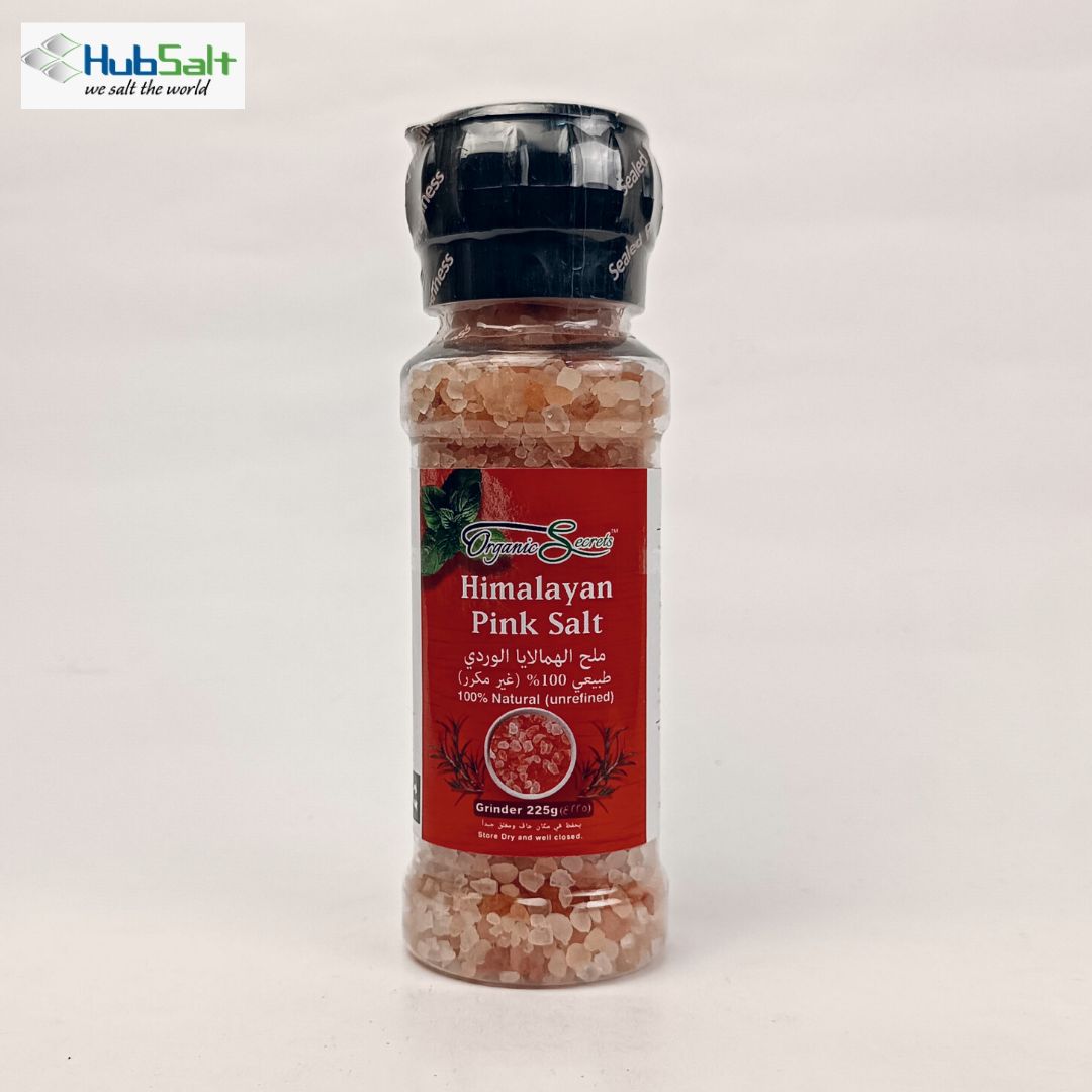 Pink Coarse Salt Grinder Bottle