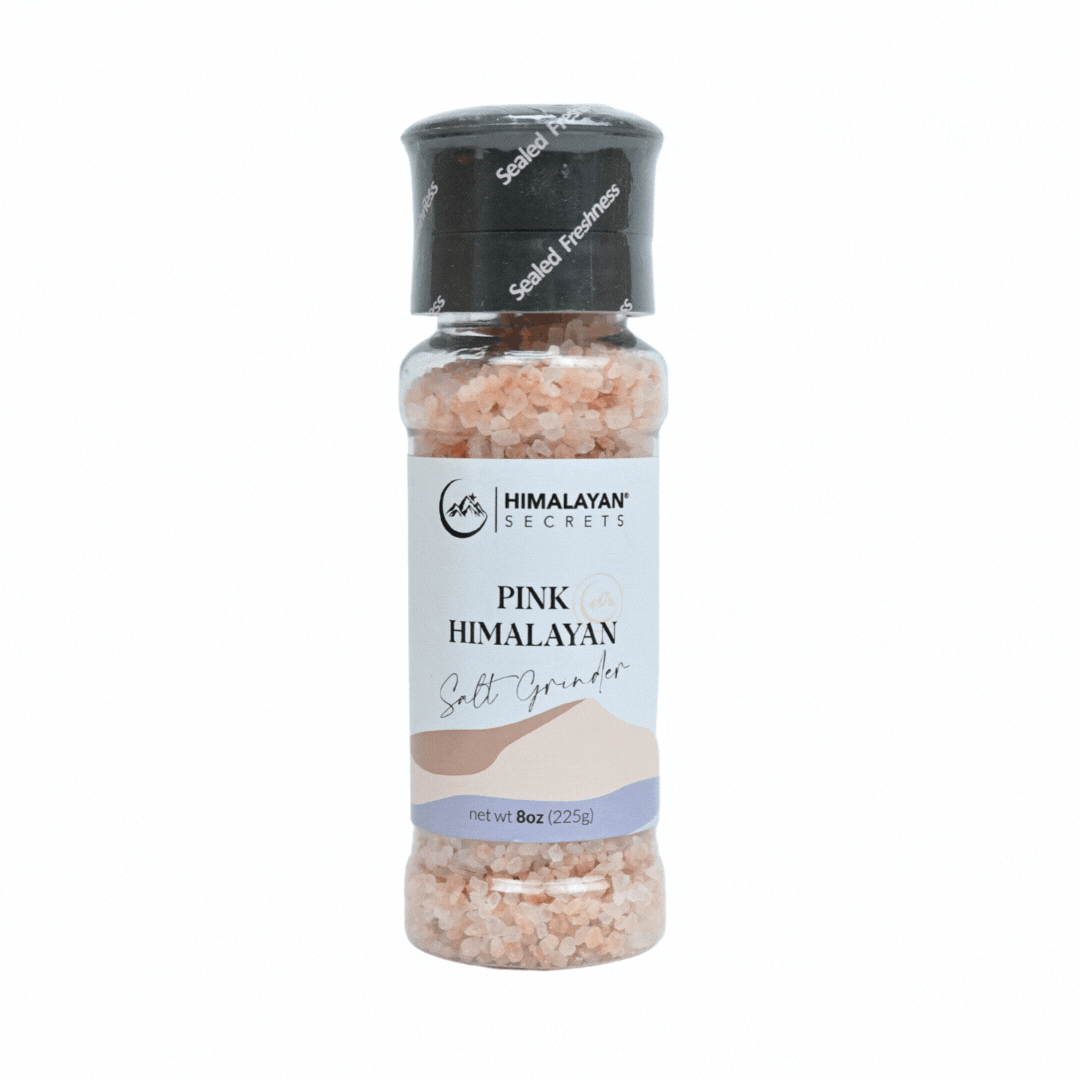Himalayan Secrets-Pink Salt 225g grinder-gif