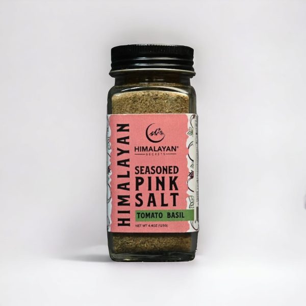 Seasoned Pink Salt Shaker - Tomato Basil