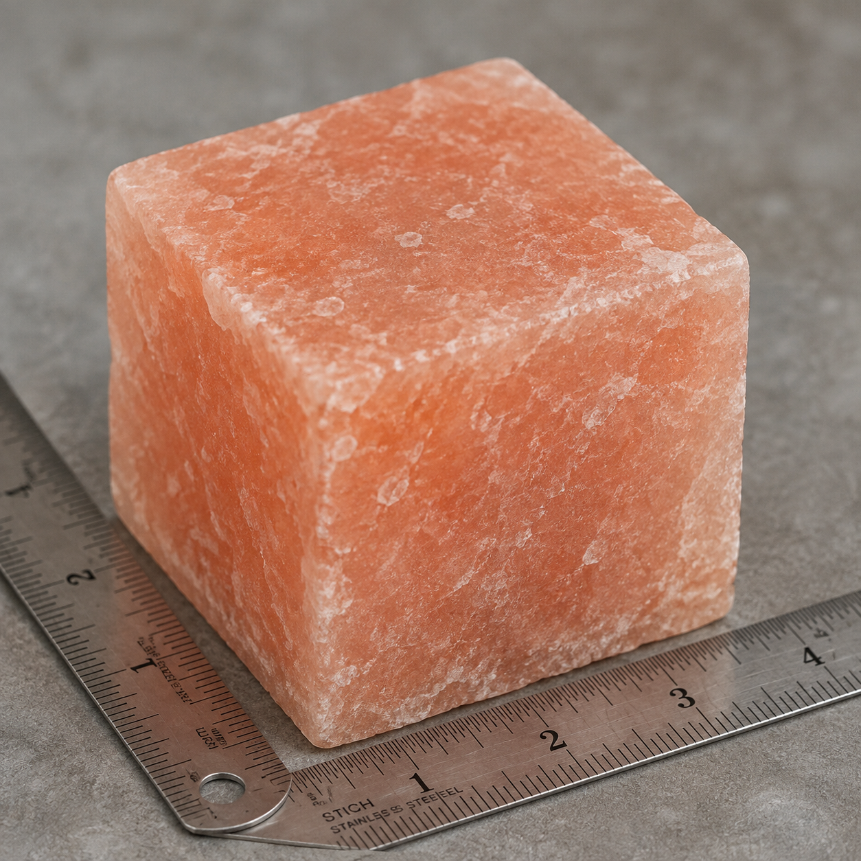 Himalayan Pink Salt Cube 3.5" - Image 2